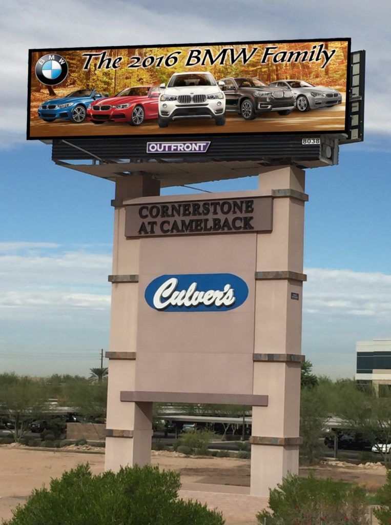 Culvers Cornerstone at Camelback Billboard sign